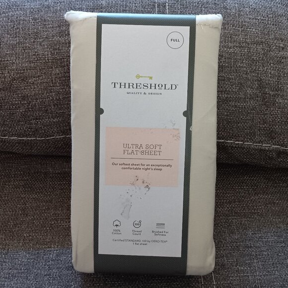 Threshold Ultra Soft FLAT Sheet (FULL) - Picture 1 of 10